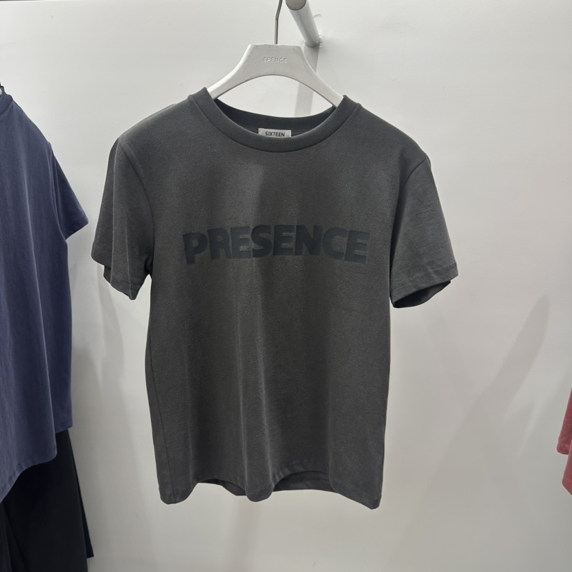 6PENCE-P韓國直郵㊣女裝新品熱賣時尚25秋冬職業推薦休閑T恤6PENCE-PT恤圖色3