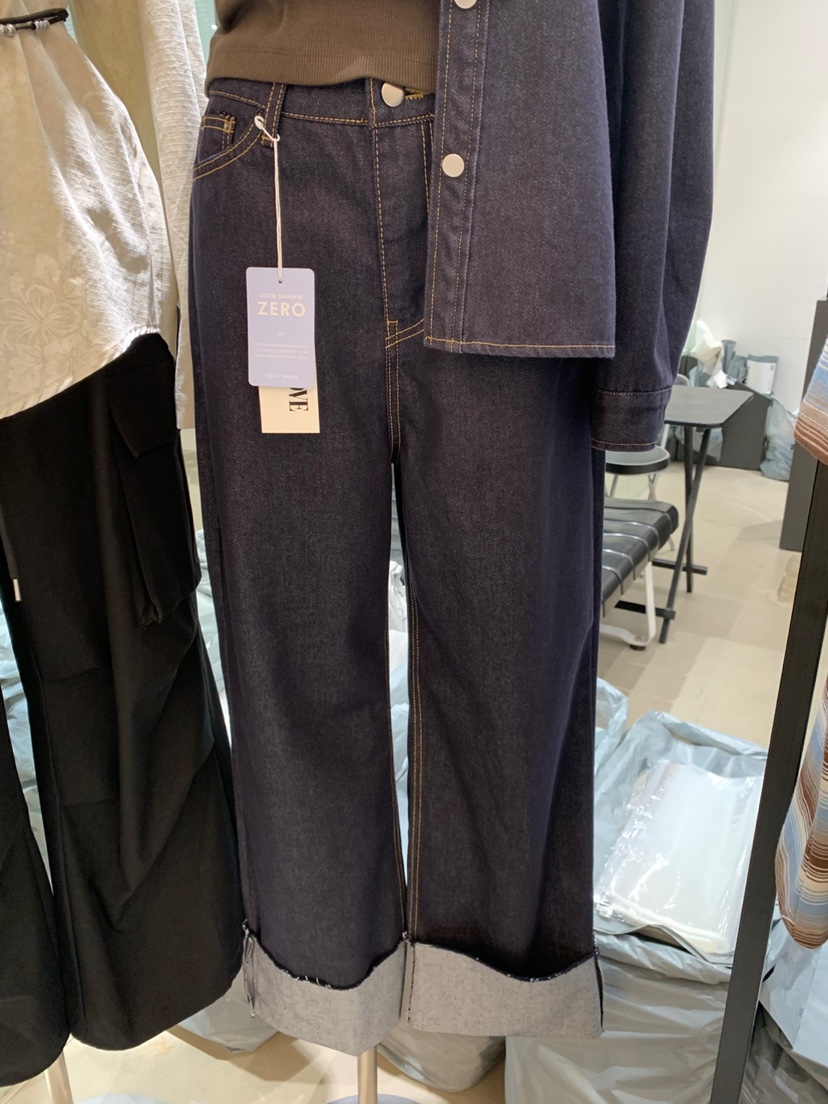 ANOVE韓國直郵㊣女裝新品人氣推薦時尚25秋冬熱賣真品牛仔褲ANOVE牛仔褲