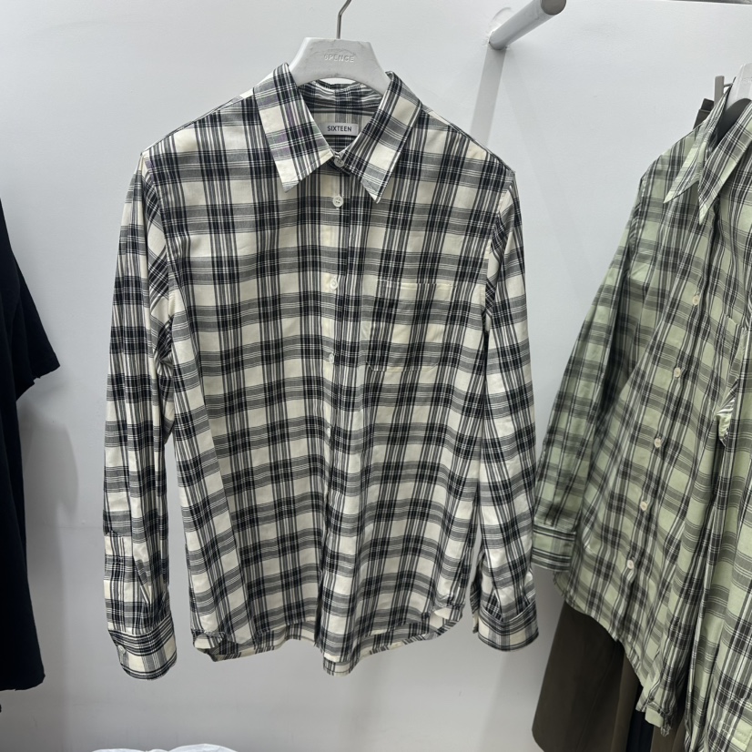 6PENCE-P韓國代購㊣女裝新款職業真品休閑熱賣25秋冬襯衫蕾絲衫6PENCE-P襯衫/蕾絲衫圖色2