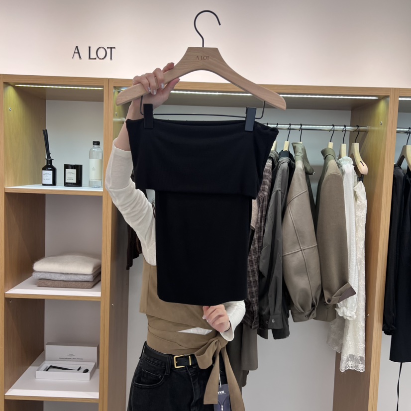 ALOT韓國直郵㊣女士新品休閑時尚25秋冬真品人氣吊帶背心天絲A LOT吊帶/背心圖色3