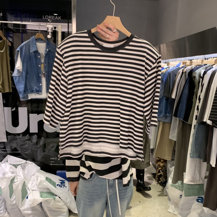 BANY ANCO東大門㊣實拍女裝新品25秋冬時尚熱賣職業長袖T恤BANY ANCO長袖T恤
