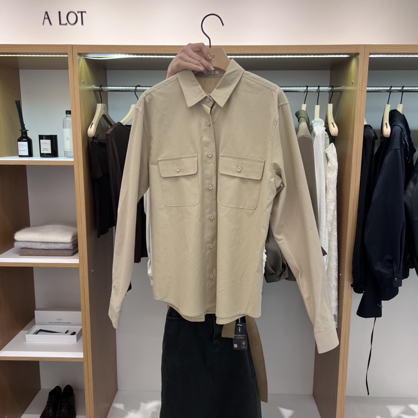 ALOT東大門㊣直郵女裝新款熱賣休閑推薦時尚職業襯衫蕾絲衫A LOT襯衫/蕾絲衫圖色2