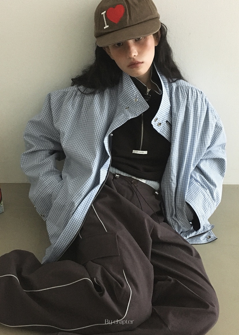 BY CHAPTER韓國代購㊣女士新品人氣真品熱賣休閑夾克里外穿Chapter夾克圖色2
