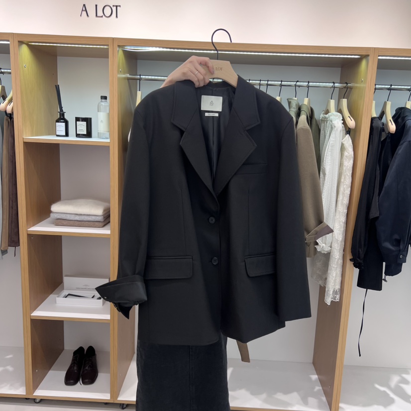 ALOT韓國代購㊣女士新款推薦熱賣人氣25秋冬休閑真品時尚夾克A LOT夾克圖色2