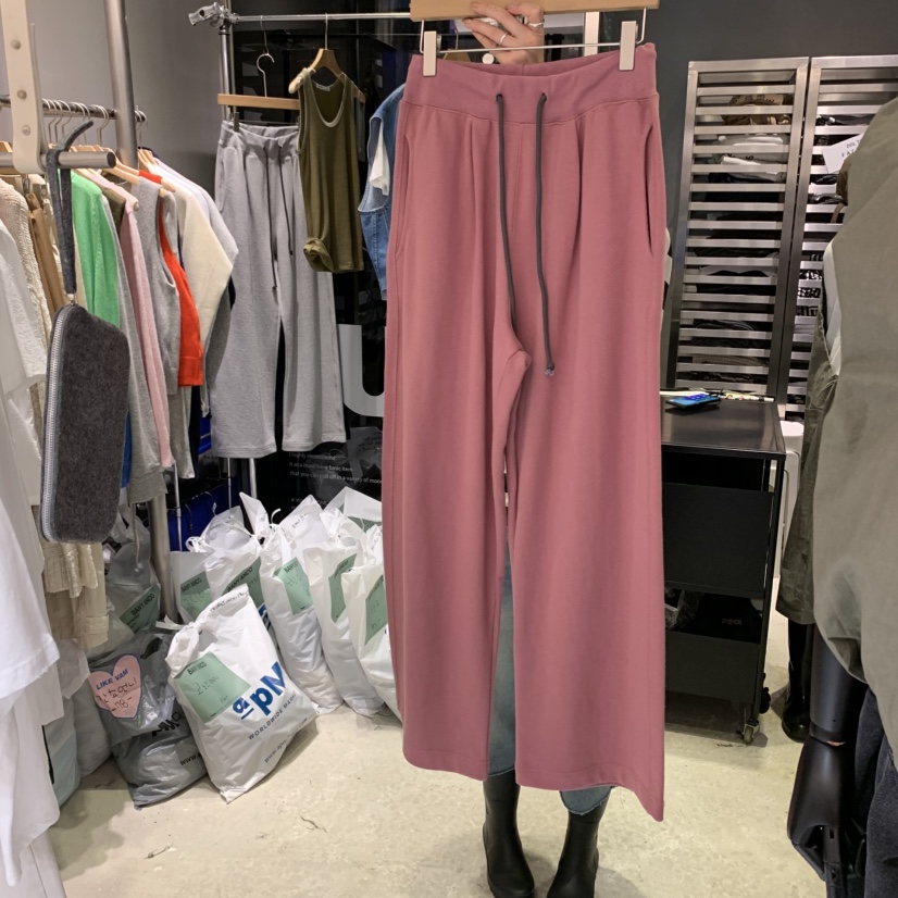 BANY ANCO韓國直郵㊣女裝新品休閑真品熱賣職業休閑褲綁帶BANY ANCO休閑褲圖色2