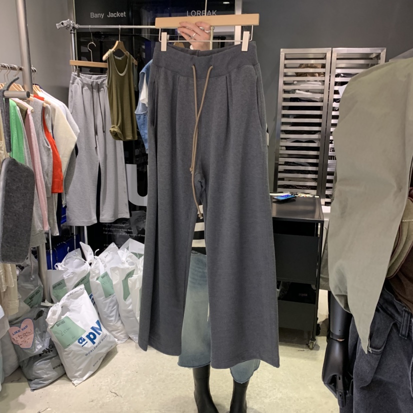 BANY ANCO韓國直郵㊣女裝新品休閑真品熱賣職業休閑褲綁帶BANY ANCO休閑褲圖色3