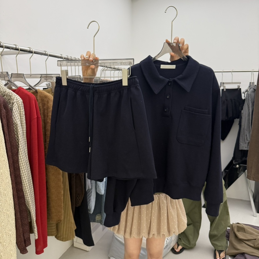 空韓國直郵㊣女士新品休閑職業25秋冬熱賣推薦人氣套裝口袋SEARE套裝圖色2