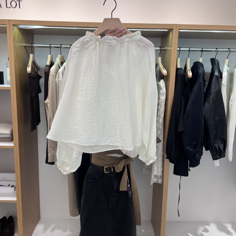 ALOT東大門㊣實拍女裝新品職業推薦休閑人氣時尚襯衫蕾絲衫A LOT襯衫/蕾絲衫