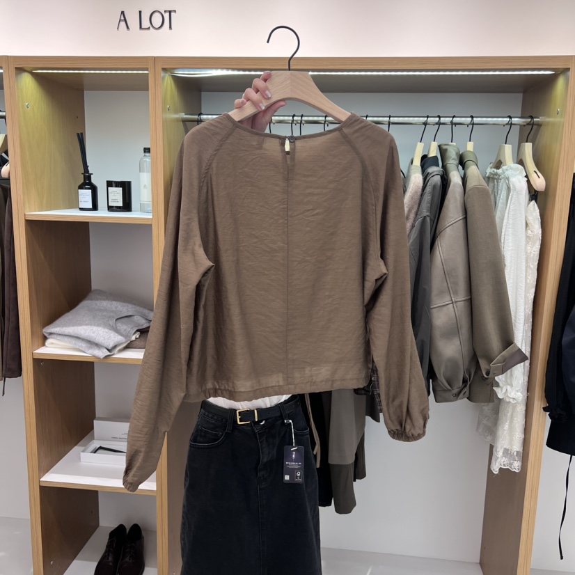 ALOT東大門㊣代購女士新品人氣時尚25秋冬熱賣職業襯衫蕾絲衫A LOT襯衫/蕾絲衫