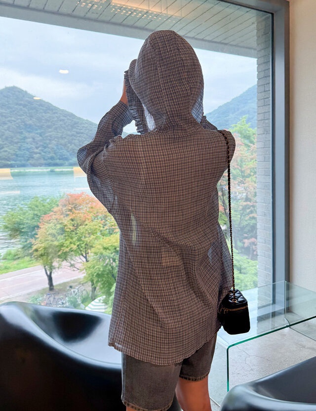 ANDYOUBROWN韓國直郵㊣女士新品人氣時尚推薦休閑襯衫蕾絲衫ANDYOUBROWN襯衫/蕾絲衫
