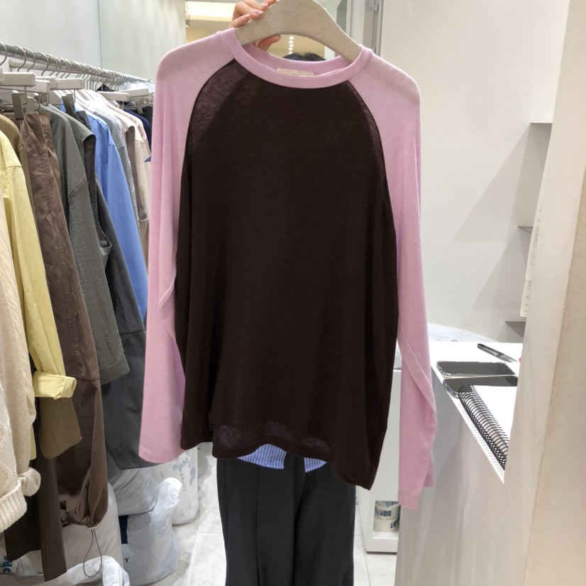 ASOME東大門㊣實拍女裝新品時尚職業休閑25秋冬熱賣長袖T恤A.SOME長袖T恤