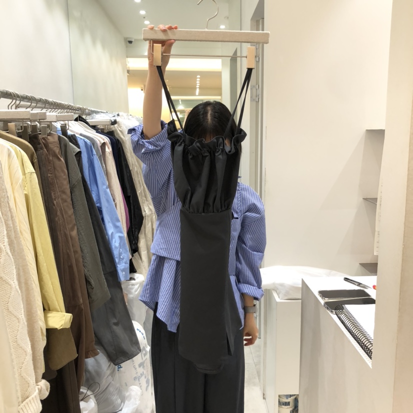 ASOME東大門㊣代購女裝新款25秋冬休閑推薦連衣裙荷葉邊緊身A.SOME連衣裙圖色2