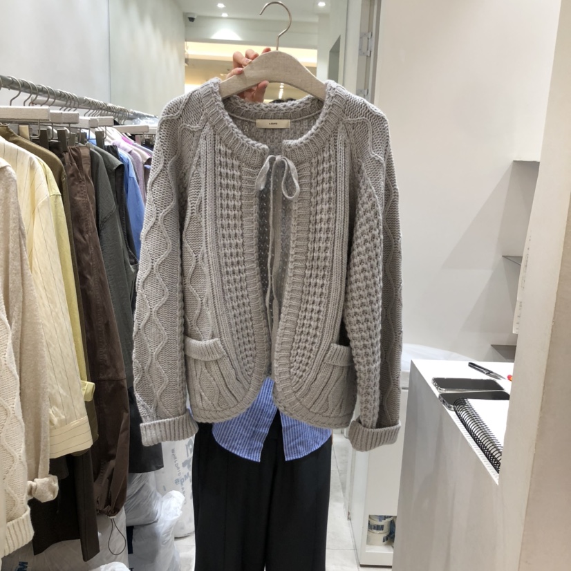 ASOME東大門㊣代購女士新品推薦25秋冬職業休閑時尚真品針織衫A.SOME針織衫圖色2