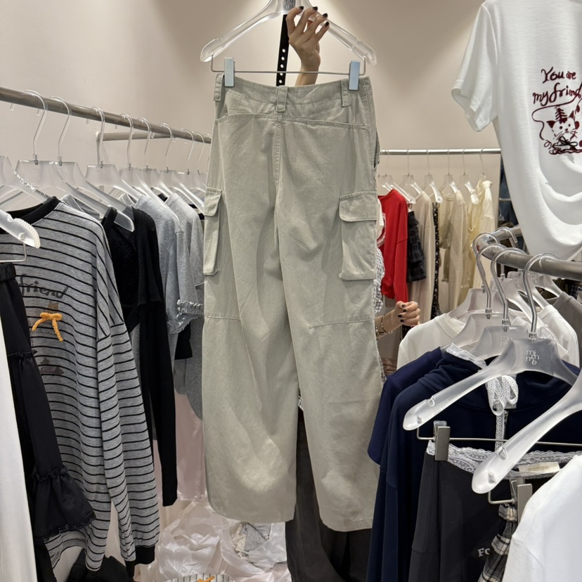 MIMME東大門㊣直郵女裝新品職業休閑推薦25秋冬休閑褲含腰帶MIMME休閑褲