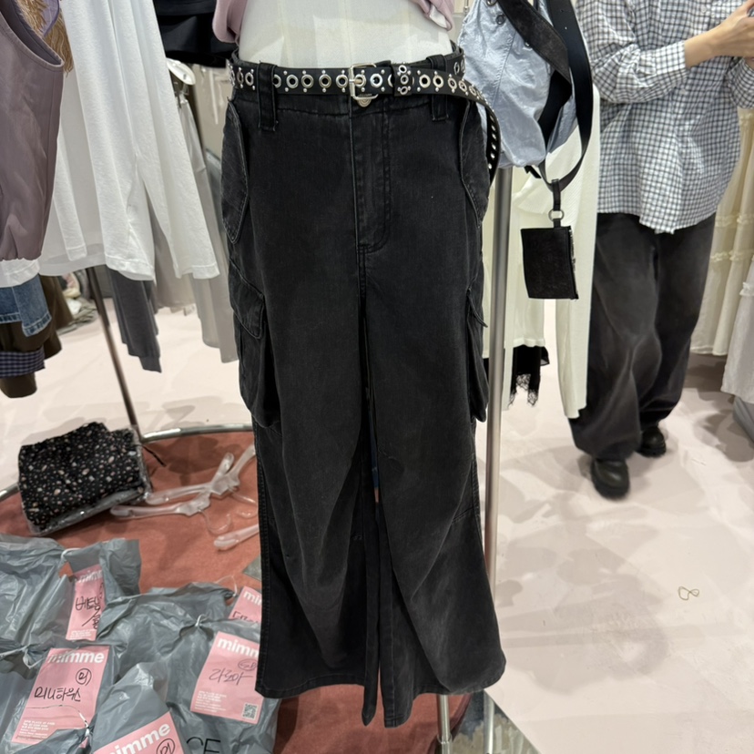 MIMME東大門㊣直郵女裝新品職業休閑推薦25秋冬休閑褲含腰帶MIMME休閑褲圖色2