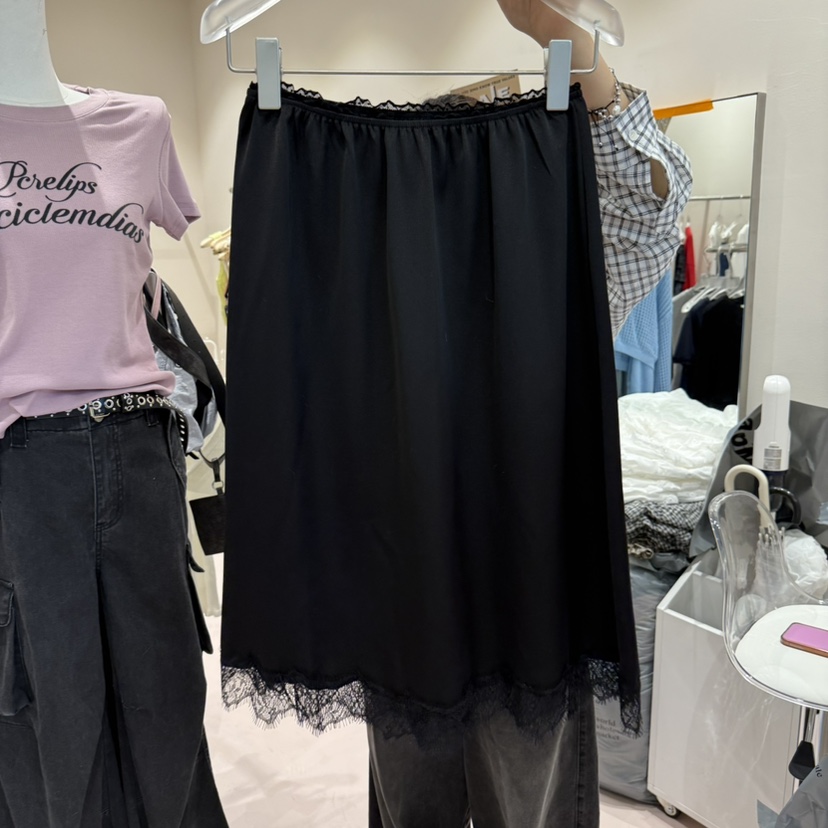 MIMME東大門㊣代購女士新款職業25秋冬真品半身裙中短裙絲綢MIMME半身裙/中短裙圖色3