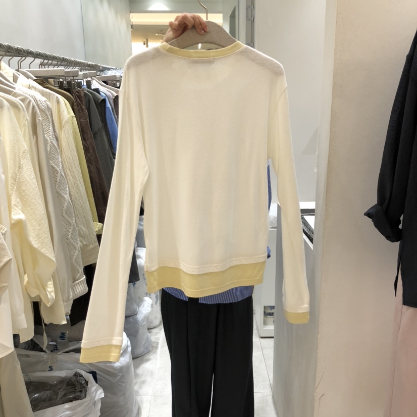 ASOME東大門㊣代購女裝新品時尚熱賣人氣休閑推薦長袖T恤羊毛A.SOME長袖T恤