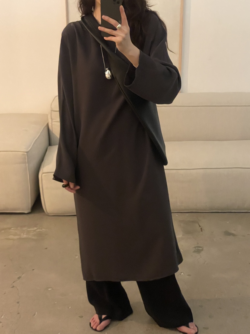 COMETE韓國代購㊣女裝新品25秋冬熱賣時尚真品職業休閑連衣裙COMETE連衣裙
