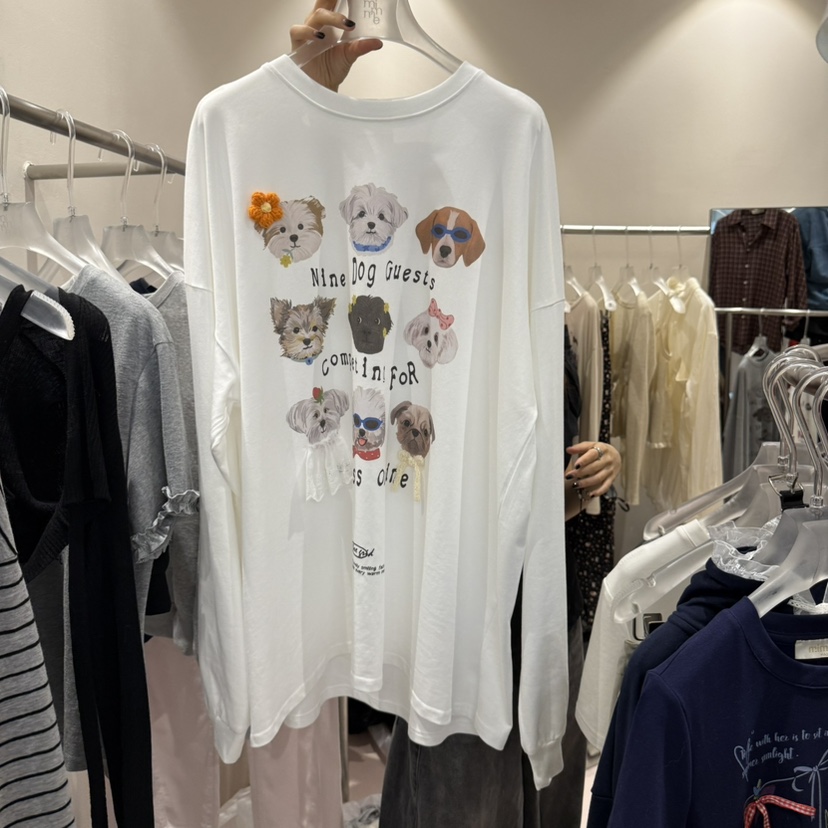MIMME東大門㊣實拍女裝新品人氣熱賣職業時尚25秋冬長袖T恤MIMME長袖T恤圖色2