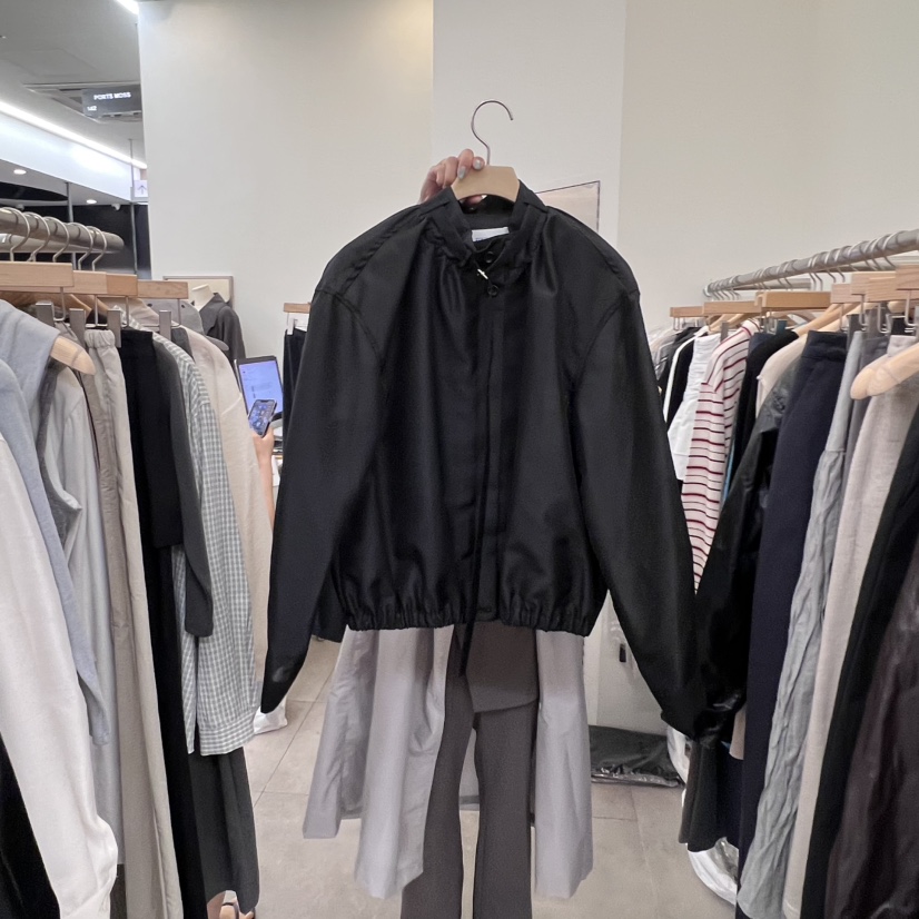 MOIBLE韓國代購㊣女裝新品熱賣職業人氣25秋冬推薦時尚夾克MOIBLE夾克圖色2