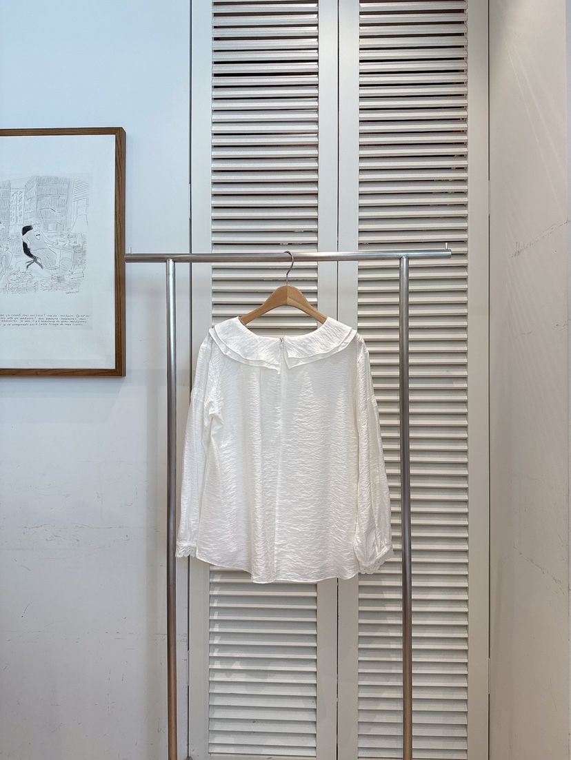 FAVE-L東大門㊣代購女裝新品25秋冬真品職業推薦襯衫蕾絲衫FAVE-L襯衫/蕾絲衫