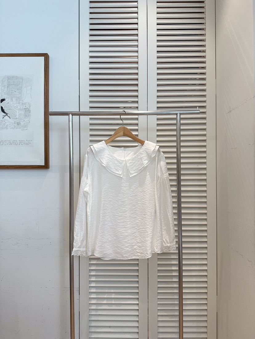 FAVE-L東大門㊣代購女裝新品25秋冬真品職業推薦襯衫蕾絲衫FAVE-L襯衫/蕾絲衫