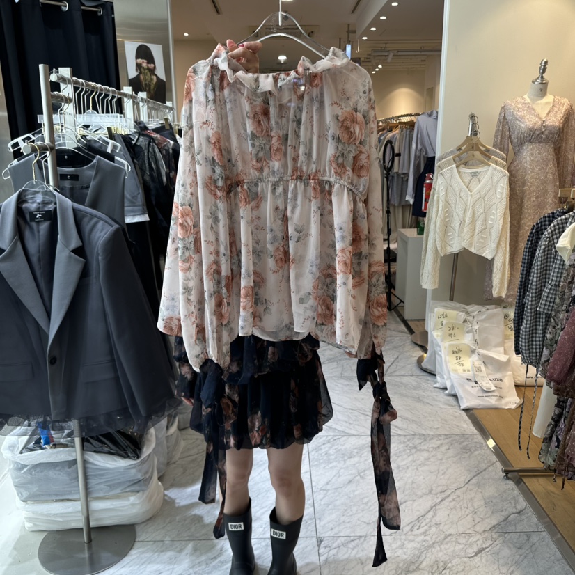 CHEAP-CHIC東大門㊣實拍女裝新款25秋冬時尚推薦襯衫蕾絲衫CHEAP-CHIC/CHARLES THE SECOND襯衫/蕾絲衫