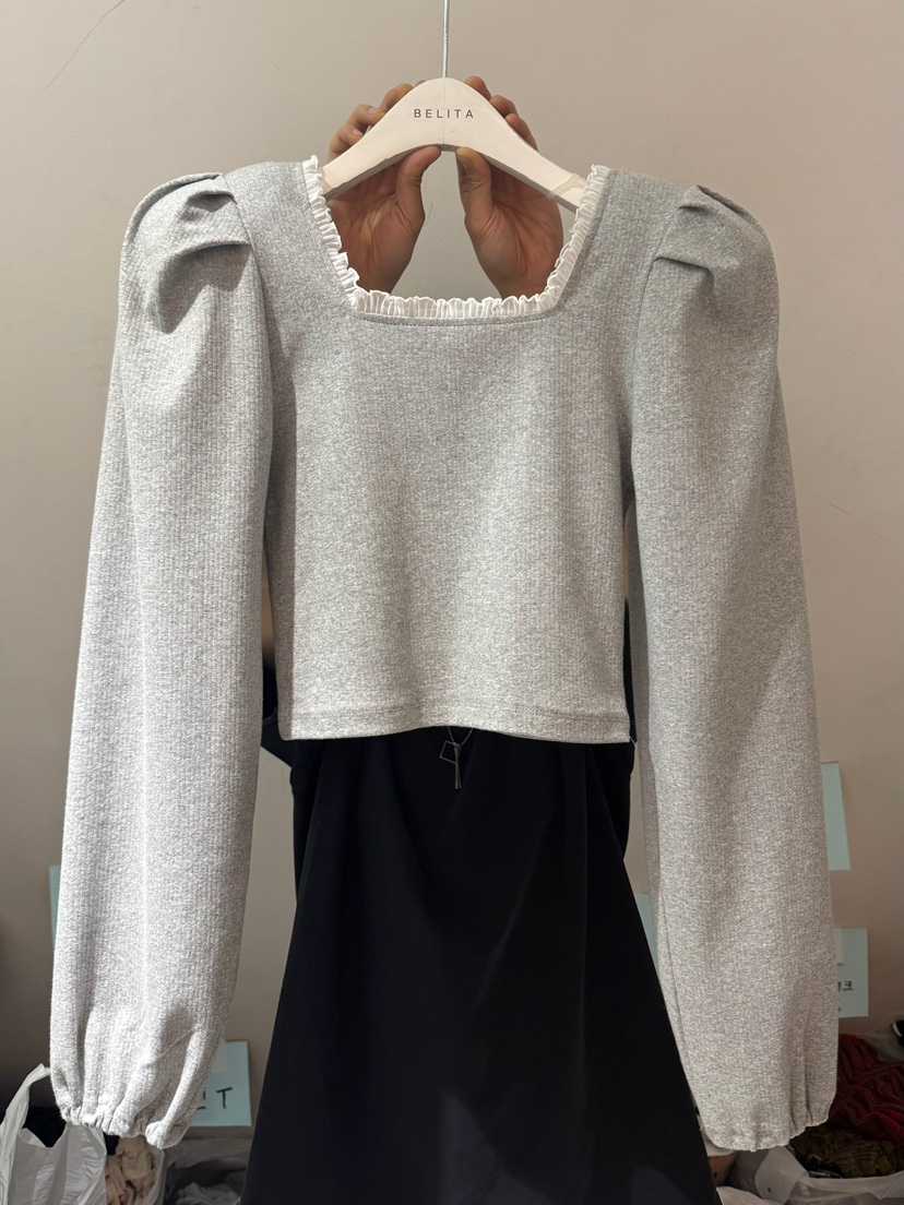 BELITA-L東大門㊣直郵女裝新款休閑時尚真品人氣襯衫蕾絲衫BELITA-L襯衫/蕾絲衫圖色4