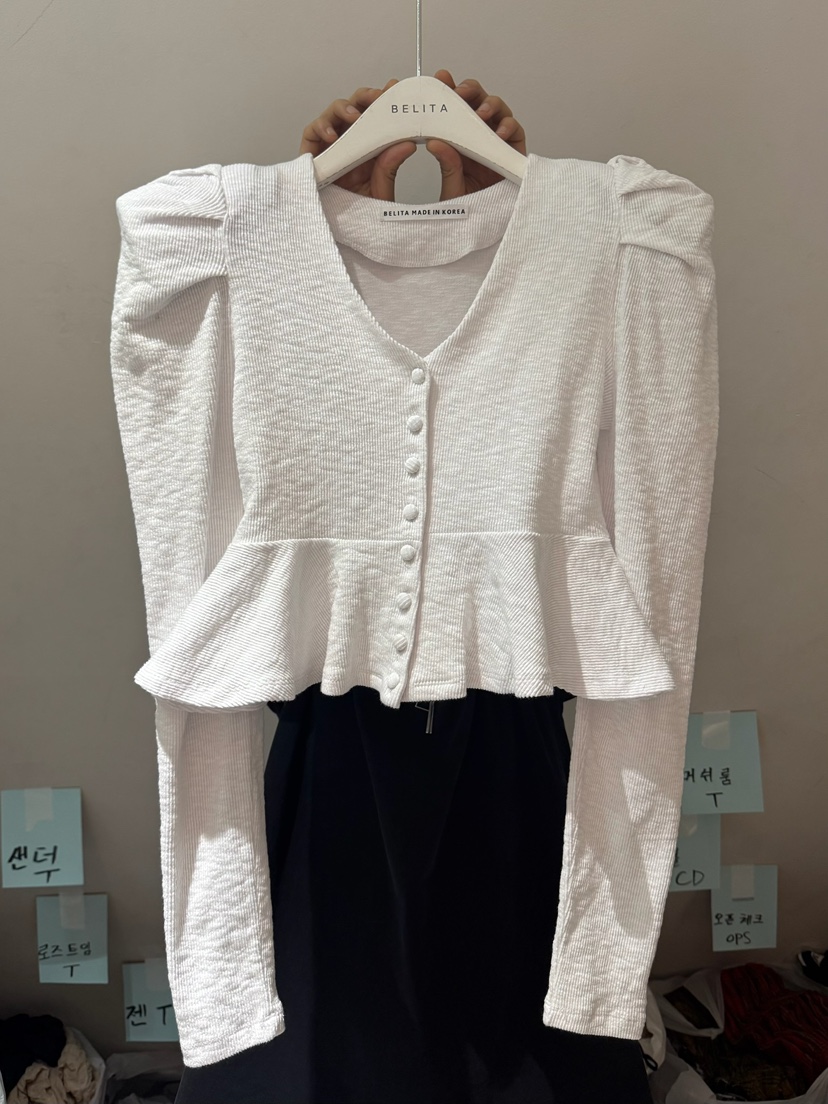 BELITA-L東大門㊣直郵女士新品推薦熱賣25秋冬襯衫蕾絲衫開衫BELITA-L襯衫/蕾絲衫