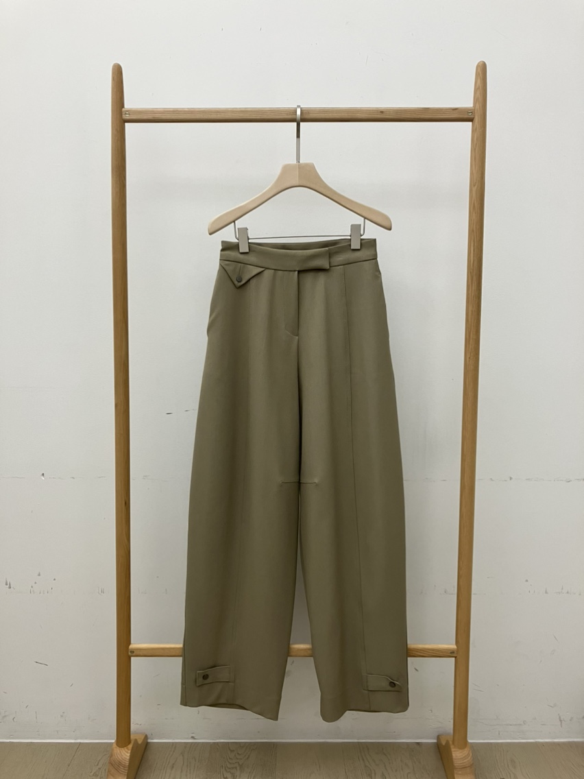 B_GARDER韓國代購㊣女士新款真品25秋冬人氣休閑休閑褲斜紋布B.GARDER休閑褲圖色2