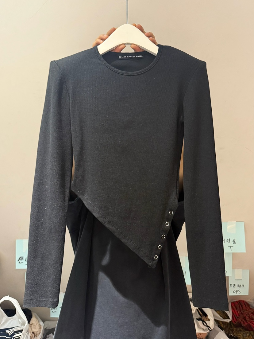 BELITA-L東大門㊣直郵女裝新品時尚推薦休閑人氣真品長袖T恤BELITA-L長袖T恤圖色5
