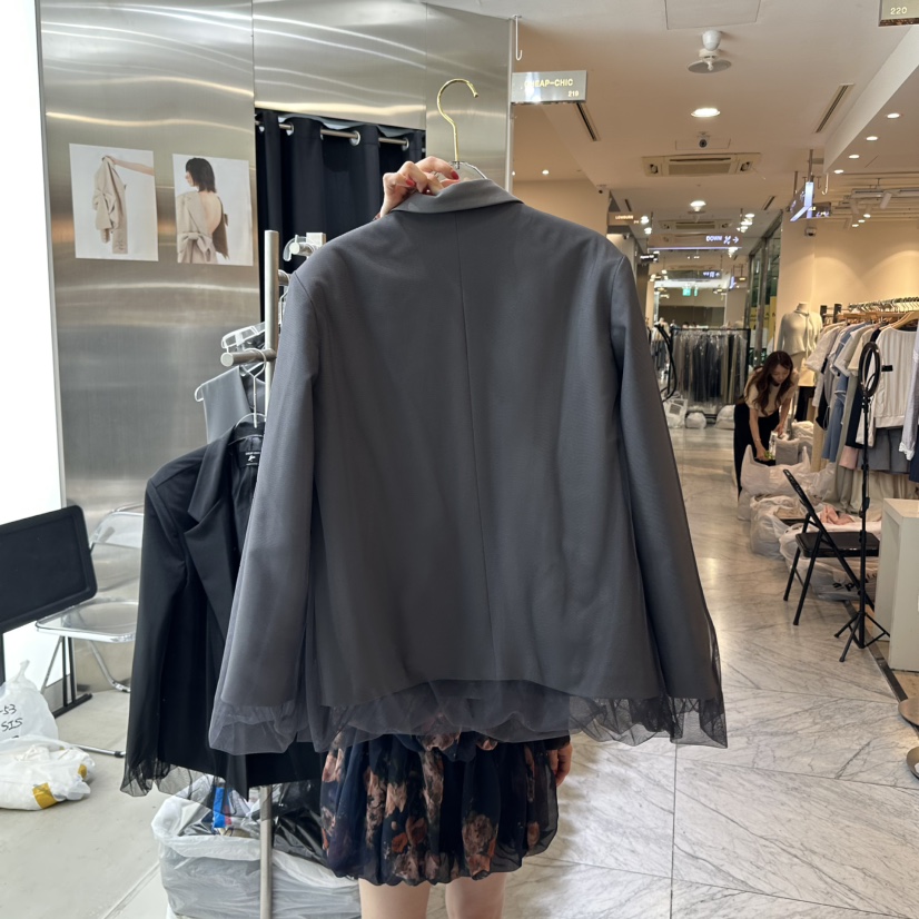 CHEAP-CHIC東大門㊣直郵女士新款熱賣職業推薦25秋冬人氣夾克CHEAP-CHIC/CHARLES THE SECOND夾克