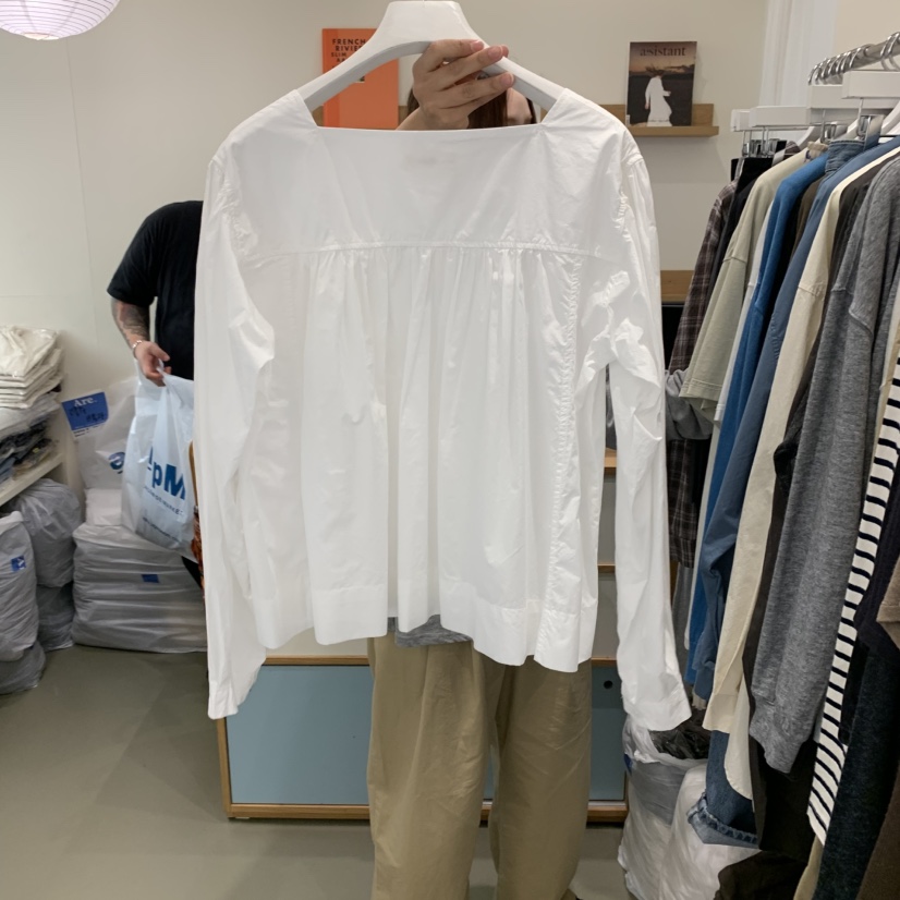 ARE東大門㊣直郵女裝新款時尚推薦職業真品25秋冬襯衫蕾絲衫ARE YOU/ARE襯衫/蕾絲衫