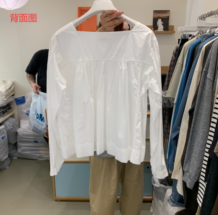 ARE東大門㊣直郵女裝新款時尚推薦職業真品25秋冬襯衫蕾絲衫ARE YOU/ARE襯衫/蕾絲衫圖色2
