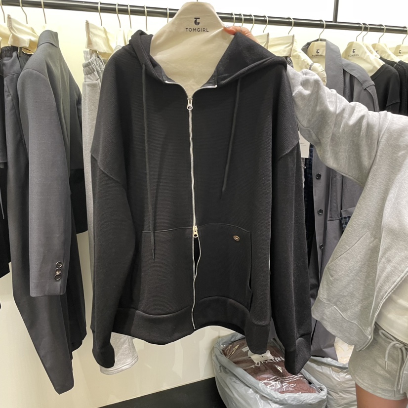 TOMGIRL東大門㊣實拍女士新款真品熱賣推薦職業時尚25秋冬衛衣TOMGIRL衛衣圖色2