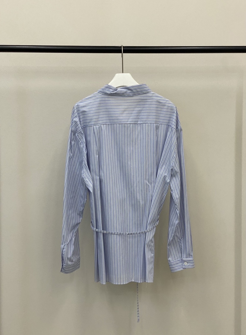 MUCH MORE韓國直郵㊣女裝新品推薦真品人氣襯衫蕾絲衫含腰繩MUCH MORE襯衫/蕾絲衫