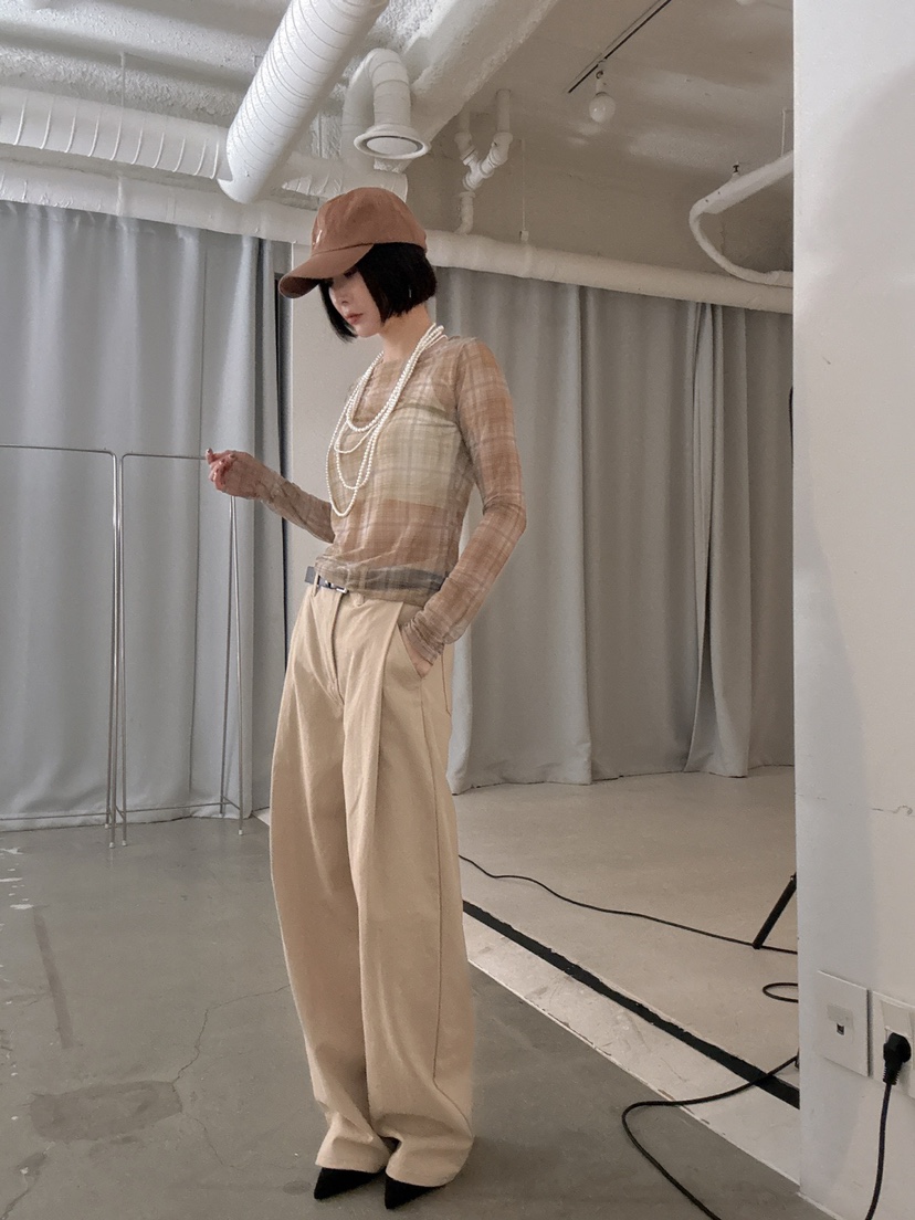 LUMIPLE韓國直郵㊣女裝新品人氣時尚25秋冬熱賣休閑職業休閑褲LUMIPLE休閑褲