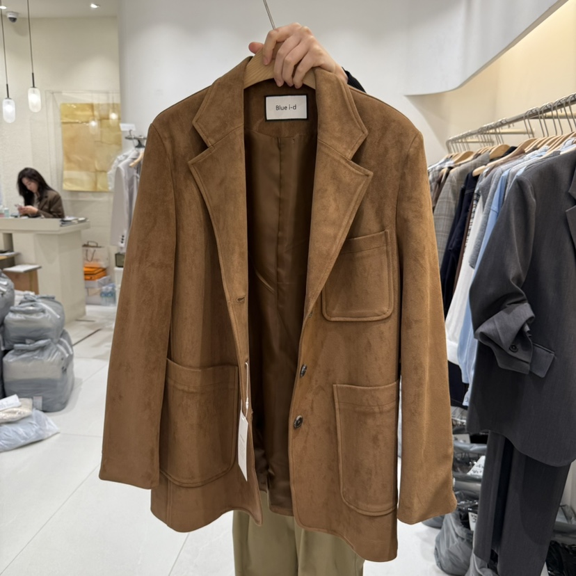 BLUEI-D韓國直郵㊣女裝新品真品25秋冬推薦人氣職業時尚夾克Blue i-d夾克圖色2