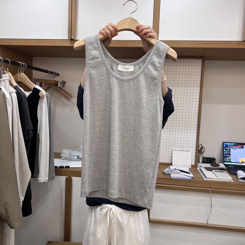 ARCHITEKT東大門㊣代購女裝新款熱賣25秋冬時尚職業吊帶背心ARCHITEKT吊帶/背心圖色3