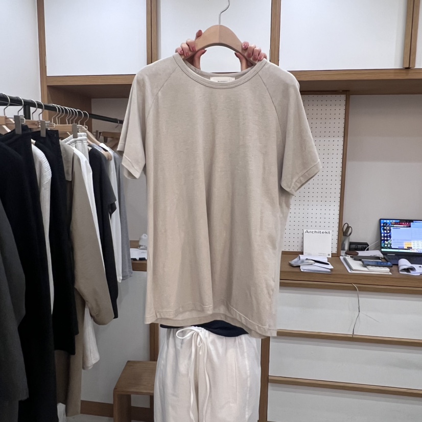 ARCHITEKT韓國代購㊣女士新款休閑25秋冬人氣熱賣真品推薦T恤ARCHITEKTT恤圖色2