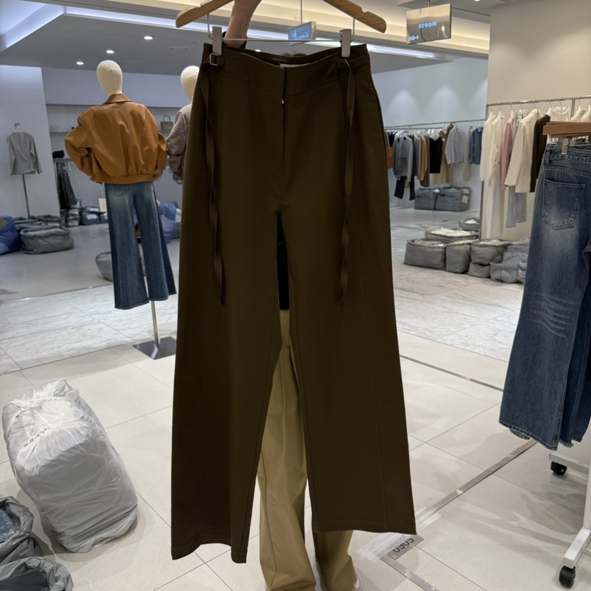 BLUEI-D東大門㊣直郵女裝新品25秋冬真品職業人氣休閑休閑褲Blue i-d休閑褲