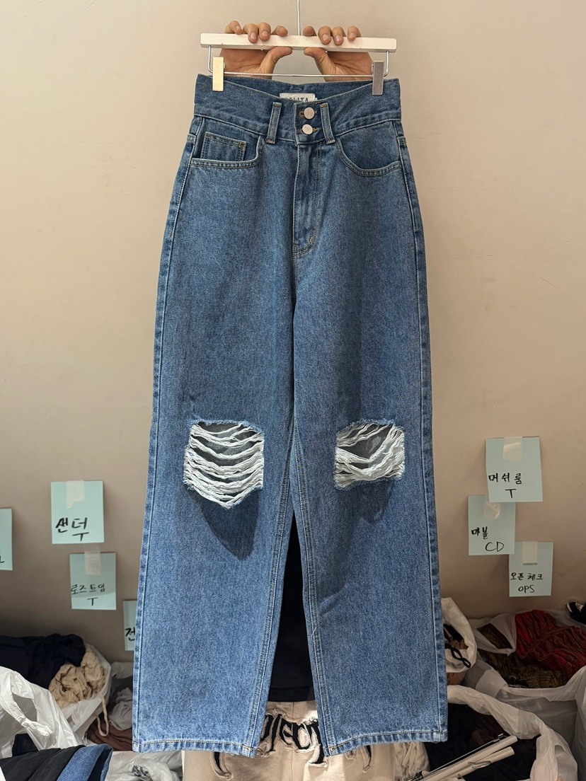 BELITA-L東大門㊣直郵女士新品休閑時尚真品職業25秋冬牛仔褲BELITA-L牛仔褲
