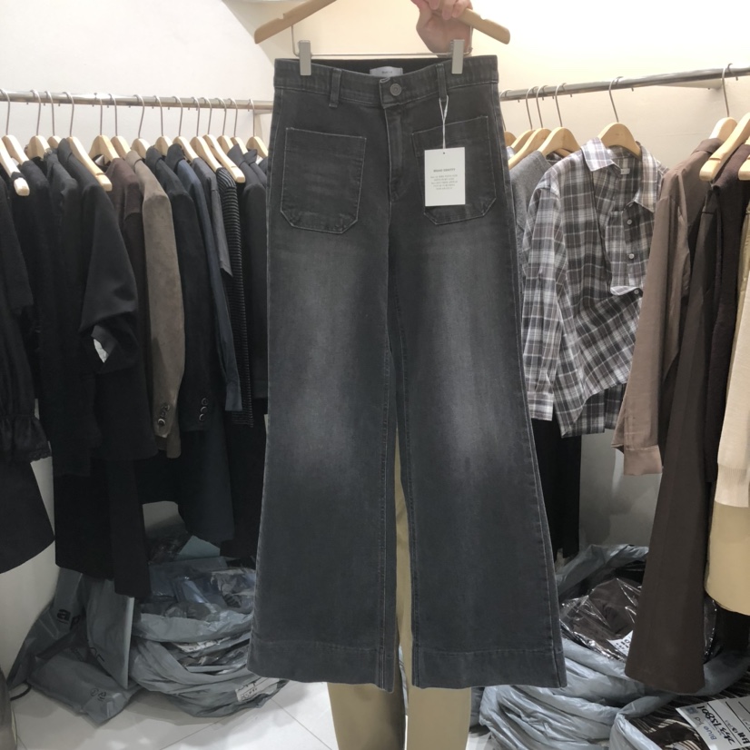 BLUEI-D東大門㊣代購女士新品休閑人氣25秋冬職業真品牛仔褲Blue i-d牛仔褲圖色2
