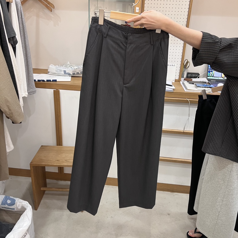 ARCHITEKT東大門㊣直郵女裝新款推薦人氣休閑職業休閑褲羊毛ARCHITEKT休閑褲圖色2