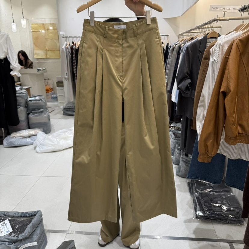 BLUEI-D韓國代購㊣女裝新品職業真品休閑25秋冬推薦休閑褲Blue i-d休閑褲圖色1