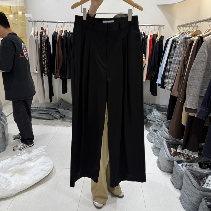 BLUEI-D韓國代購㊣女裝新品職業真品休閑25秋冬推薦休閑褲Blue i-d休閑褲圖色2