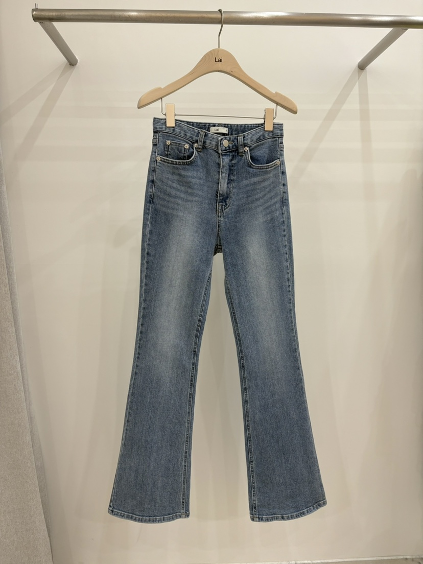 LAI東大門㊣直郵女裝新品人氣真品熱賣25秋冬職業時尚牛仔褲Lai牛仔褲圖色1