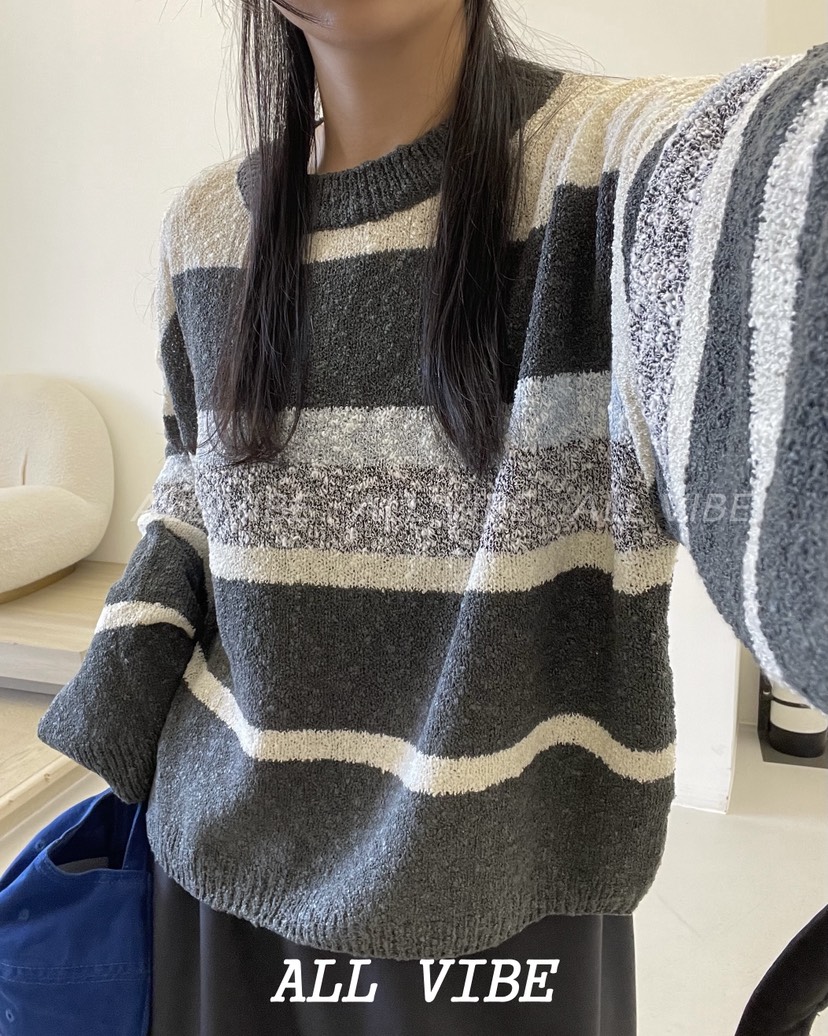 ALLVIBE韓國代購㊣女士新品時尚職業人氣25秋冬真品推薦毛衣ALLVIBE毛衣