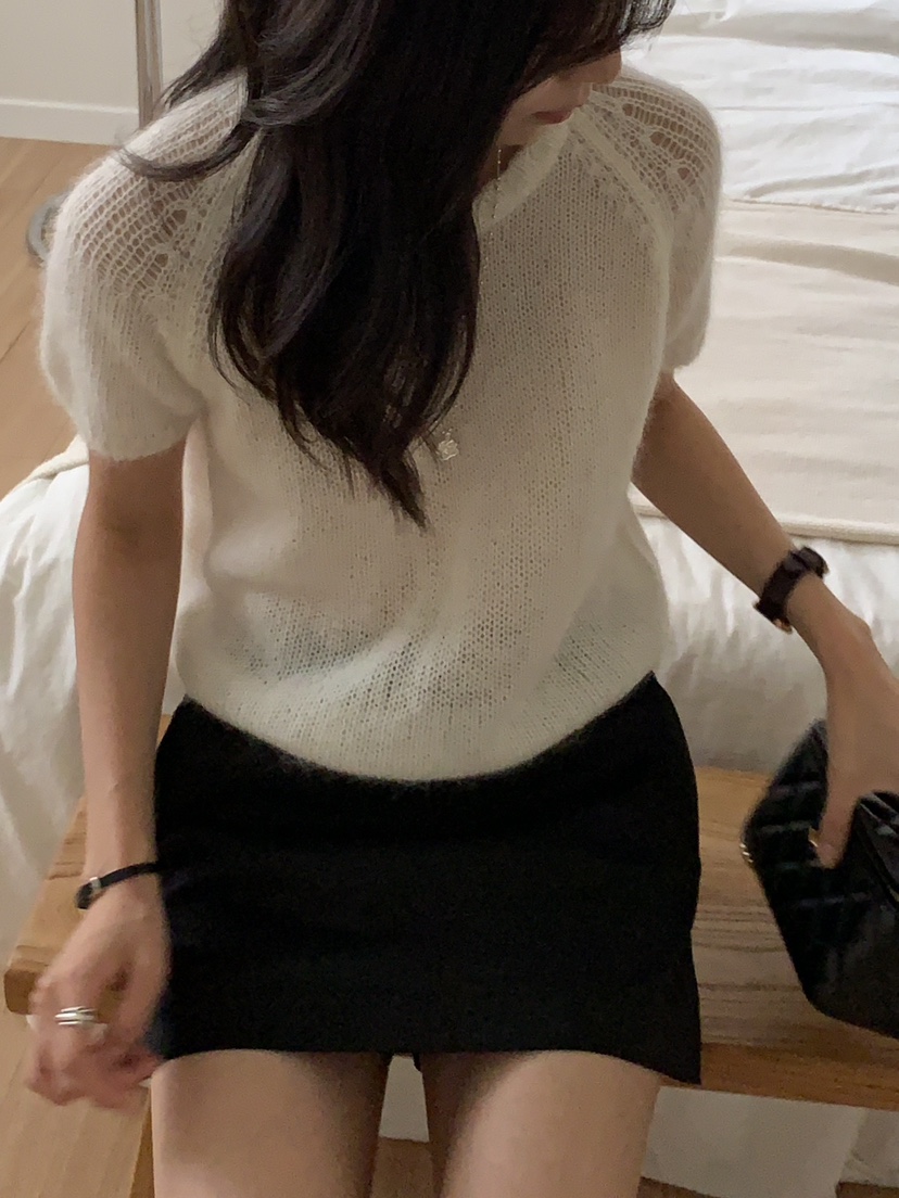 BAKING POWDER東大門㊣直郵女裝新品休閑時尚針織衫馬海毛BAKING POWDER針織衫