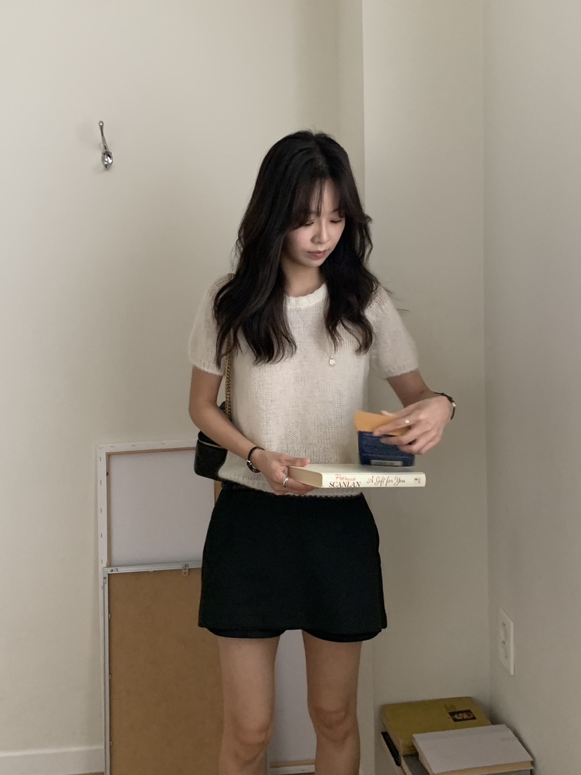 BAKING POWDER東大門㊣直郵女裝新品休閑時尚針織衫馬海毛BAKING POWDER針織衫
